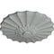 Ekena Millwork Shakuras Ceiling Medallion (Fits Canopies up to 1 3/8"), 9"OD x 1 3/8"P, Primed White CM09SH - alternate 3